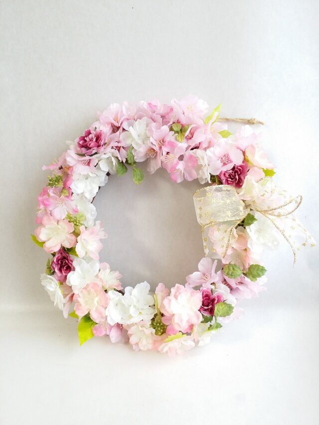 *桜~チェリーブロッサム~* ナチュラルリース☆の画像1枚目