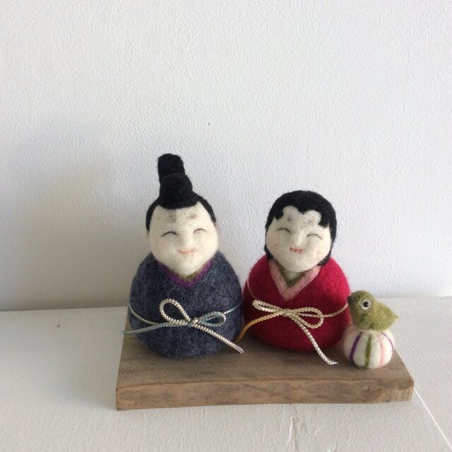 ウールのおひなさまの画像1枚目