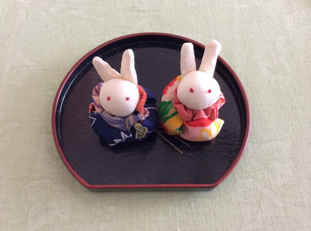 うさぎのお雛様♪♪♪の画像1枚目