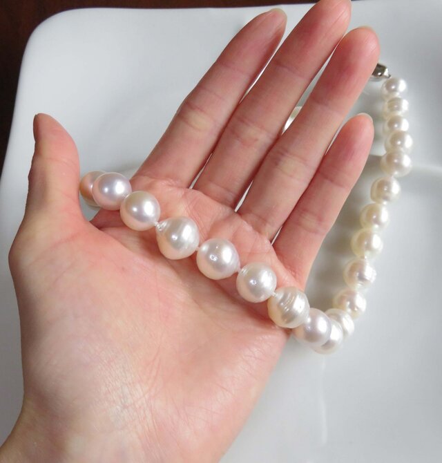 南洋パール☆バロック☆パールネックレス☆フォーマル☆ハンドメイド