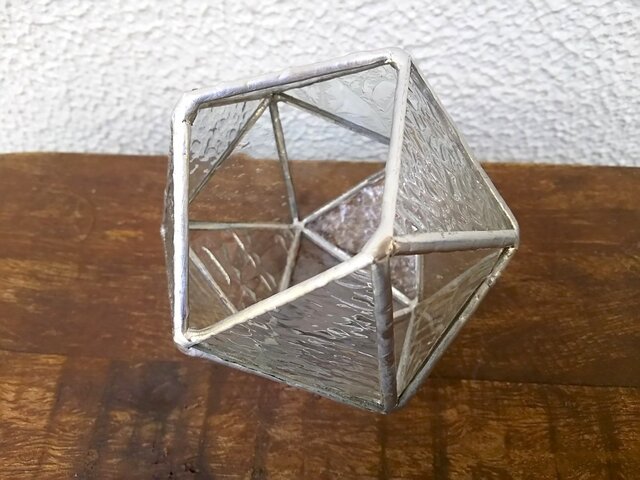 ☆20面体（18ピース）☆miniテラリウム（ステンドグラス） | iichi