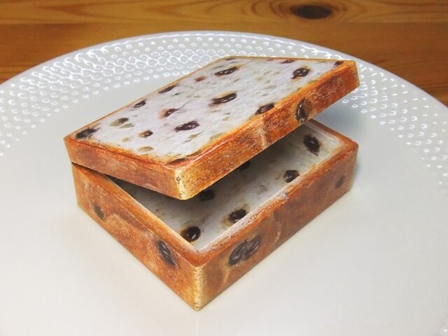 レーズンミニ食パン 小物入れの画像1枚目