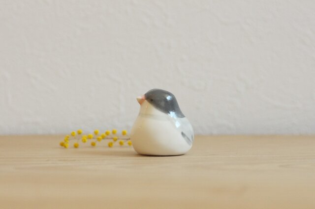 【如月・新作】文鳥 (ツヤ)国産ヒノキの木箱入りの画像1枚目
