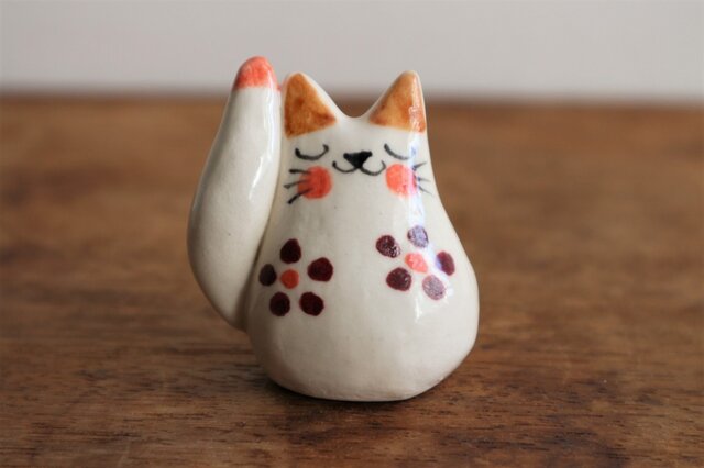 福ねこ( 大 / 茜色 )の画像1枚目