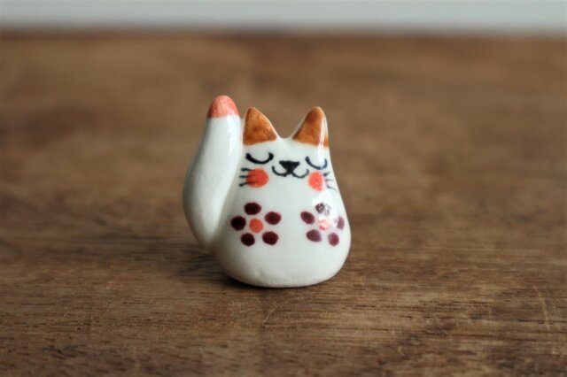 福ねこ( 小 / 茜色 )の画像1枚目