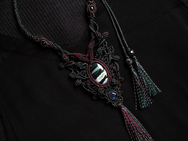 zoo de nuit / moss agate × kyaniteの画像1枚目