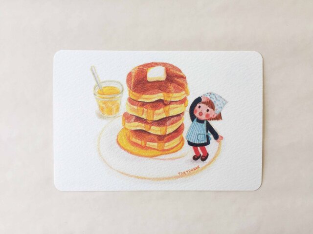 夢のホットケーキ ポストカードno.002の画像1枚目