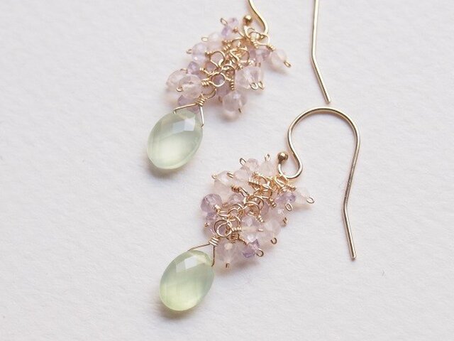 【一点物】blooming#14(ピアス(14kgf)/イヤリング)の画像1枚目