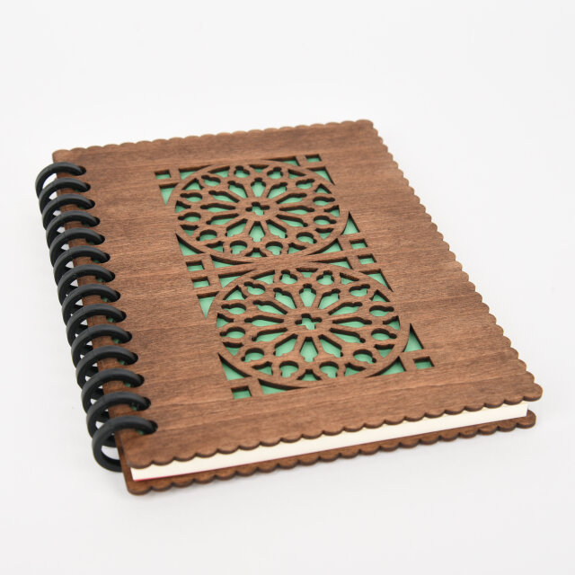 木のノートブックE カテドラル（木製ルーズリーフ）の画像1枚目