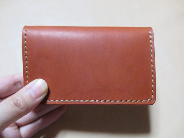 (選べる革、ステッチ)名刺入れの画像1枚目