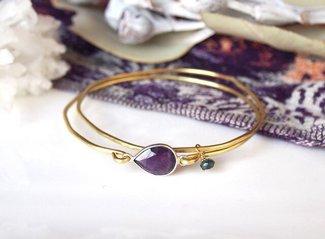 彫金　アメジスト　バングル　ブレスレット 彫金 アメジスト バングル ブレスレット 彫金 アメジスト バングル