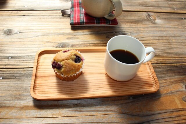 杉のカフェトレイの画像1枚目