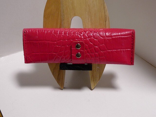 【希少・未使用】エンリーベグリン クロコ型押し　ペンケース　トンボ玉　筆箱 クロコ型押し コレクションペンケース（6本用） | 伊東屋