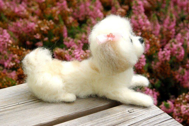 ☆【シーズー 伏せポーズ 犬】 | iichi 日々の暮らしを心地よくする