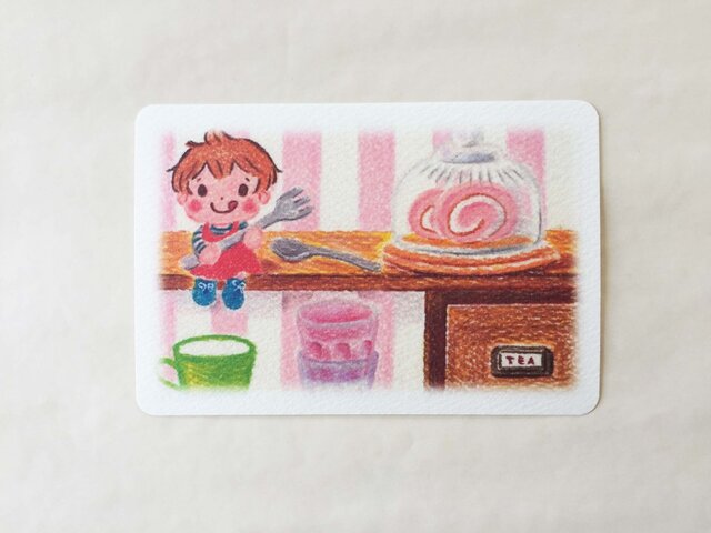 まちどおしいteatime ポストカードno.067の画像1枚目