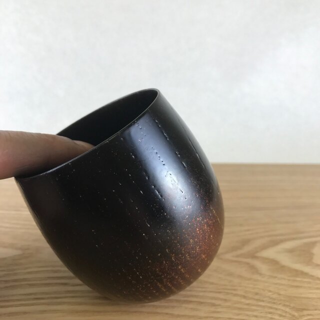欅 たまゆらカップ 白檀塗(びゃくだんぬり)の画像1枚目