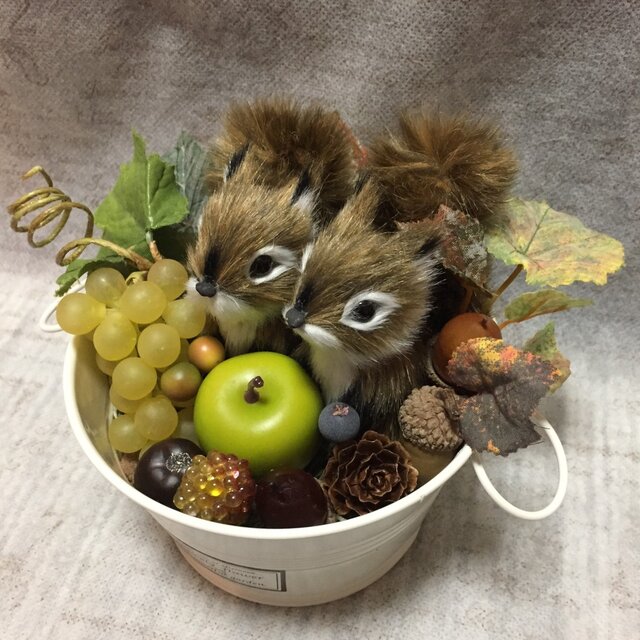 vintage squirrel ♡ クリスマスが待ち遠しい リスちゃん vintage