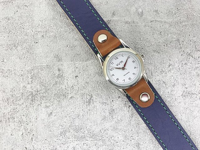 △STITCH カチッとしたトラッドスタイル「ステッチラン 腕時計