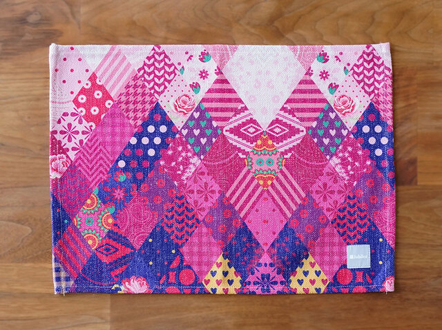 北欧 ヴィンテージ テーブルクロス ピンク テーブルクロス ピンク/ベージュ 刺繍花柄 110cm/130cm/150cm