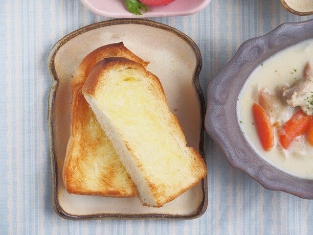 粉福(こふく)食パン皿-s-の画像1枚目