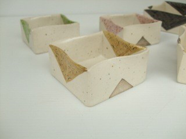 角へにゃ折り紙鉢5寸 Iichi ハンドメイド クラフト作品 手仕事品の通販