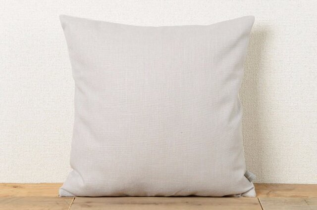 クッションカバー 45×45cm 北欧風 グレープレーンカラー 天然リネン jubileecushioncc130ymの画像1枚目