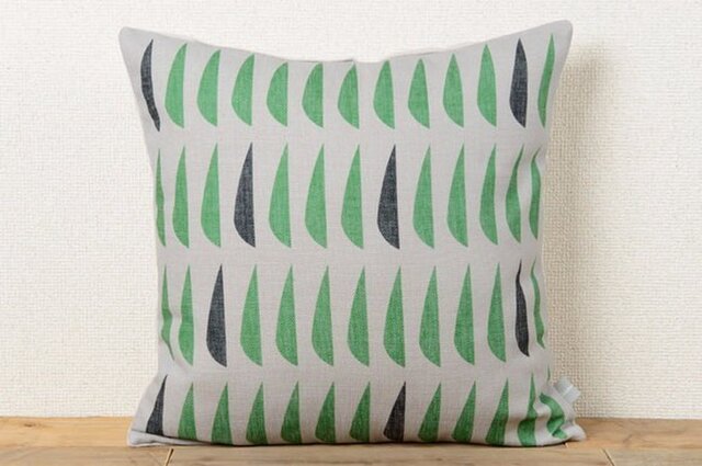 クッションカバー 45×45cm 北欧風 パインニードル 天然リネン jubileecushioncc076ymの画像1枚目