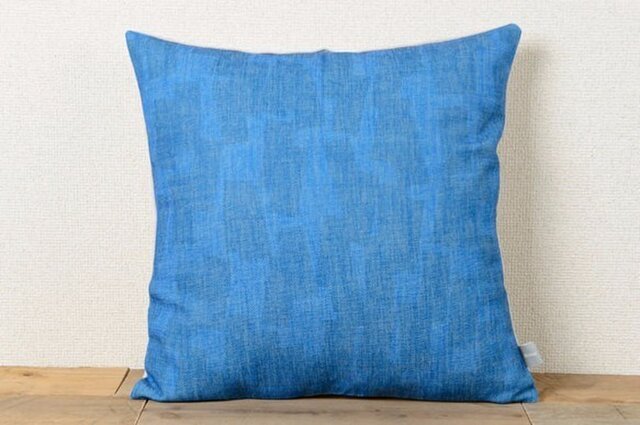 クッションカバー 45×45cm 北欧風 ブルー サンドコンフェッティ jubileecushioncc066ymの画像1枚目