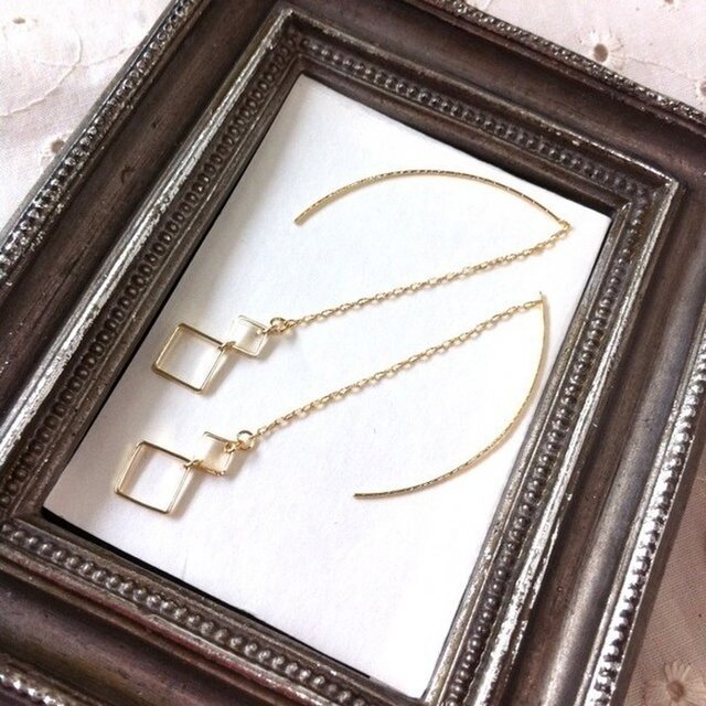 【再】Squareピアス