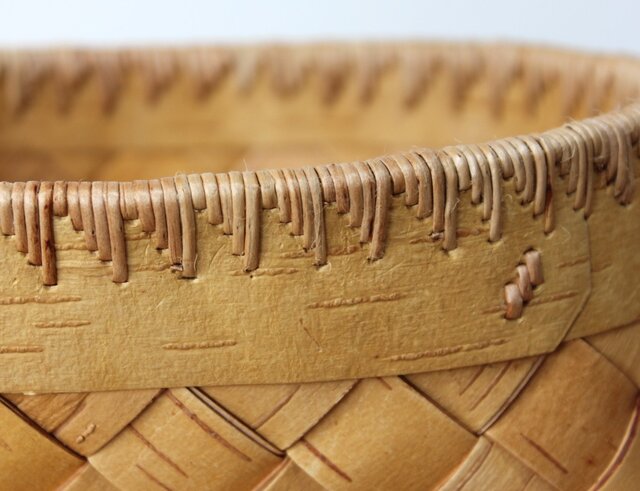 白樺のフォークロアな根かがりかご (楕円型) | iichi 日々の