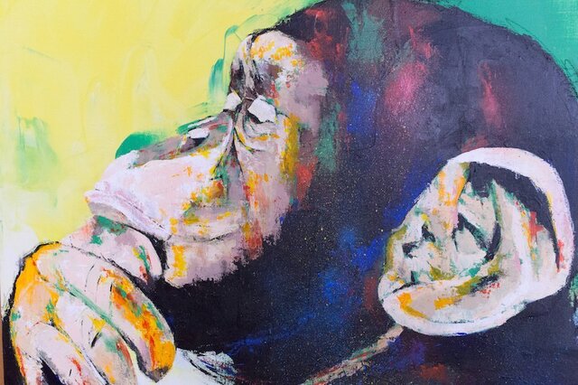 MONKEY MARK ハロウィン 猿 グラフィックアート A1サイズ MONKEY MARK ハロウィン 猿 グラフィックアート A1サイズ MONKEY MARK