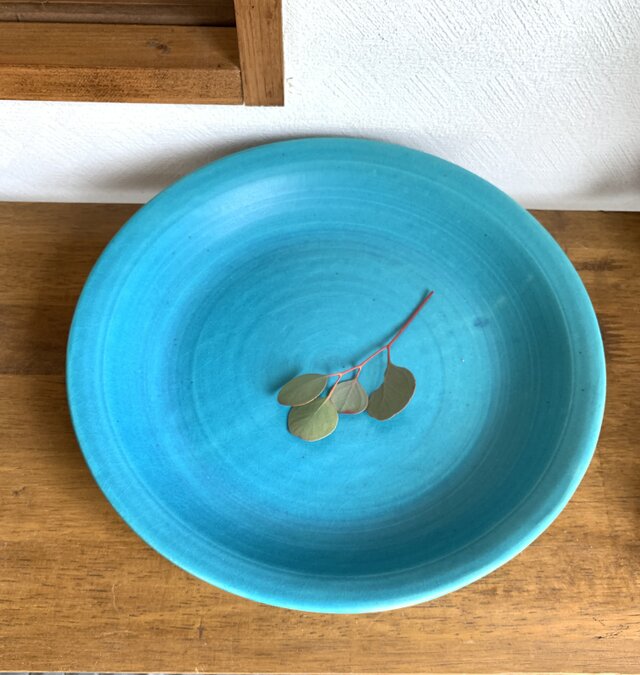 リム深皿 ターコイズブルー | iichi 日々の暮らしを心地よくする