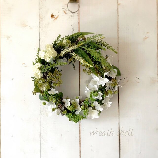 Green wreath ・リッチグリーン1の画像1枚目