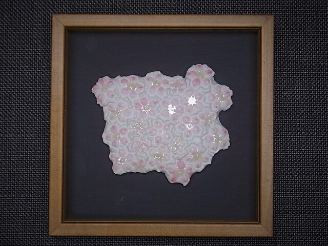 桜 陶板の画像1枚目