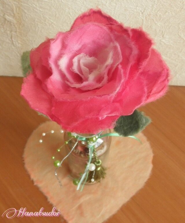 手漉き和紙花ギフト 薔薇のアレンジメントの画像1枚目