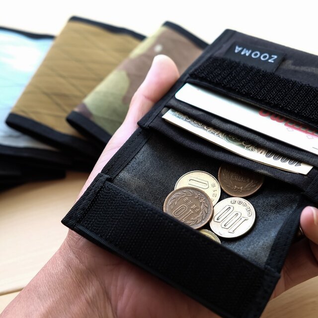 Minimal wallet - X-Pac Black | iichi 日々の暮らしを心地よくする