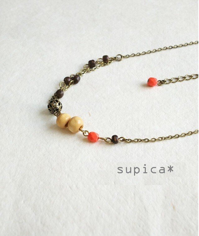 s6_AN272　大地からのめぐみ　ネックレス