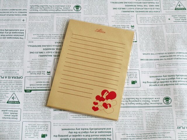 レターセット（アリス）2パックセットD | iichi 日々の暮らしを