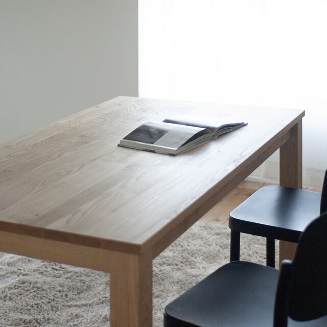 くりの突板ダイニング（幅130cm・国産栗突板材）カラー、引出し有無を