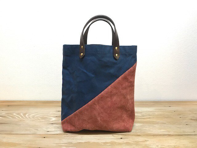 ダブルカラートート:斜めの画像1枚目