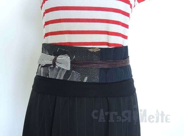 一点もの]ハイウエスト布ベルト | iichi 日々の暮らしを心地よくする  