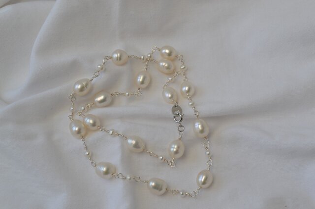 大粒真珠 ピン 伊勢志摩産 大粒ホワイトあこや真珠 バロックパール ***(14kgf