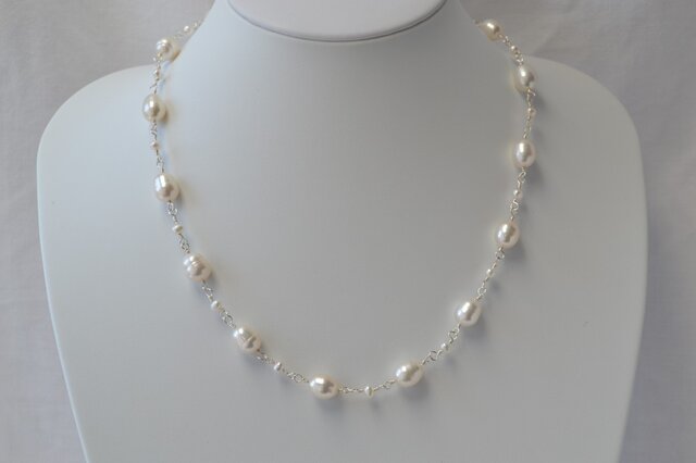 大粒真珠 ピン 大粒パール ネックレス 64 | iichi 日々の暮らしを心地よくする