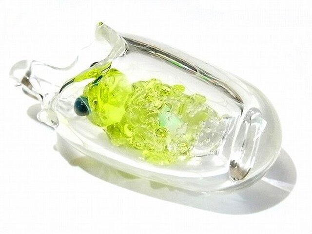 ハロ ケンタロー カエル ガラスペンダントトップ 3点セット Re:Birth ペンダント トップ 【kengtaro/ケンタロー】 袋に入った