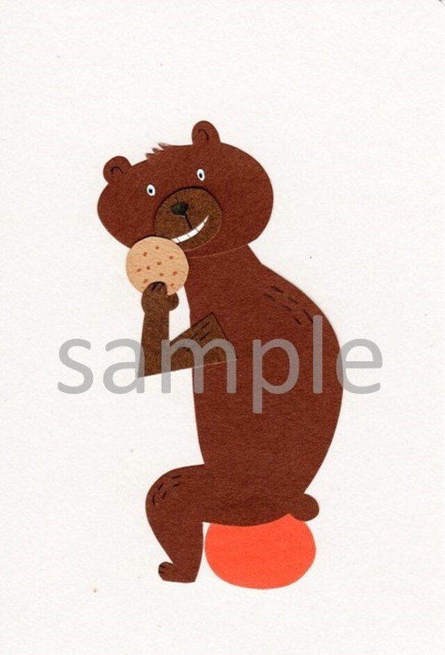 071「おいしいビスケット」ポストカード選べる5枚セットの画像1枚目