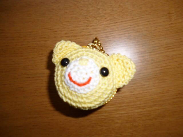 クマちゃんマカロンケース(黄)の画像1枚目