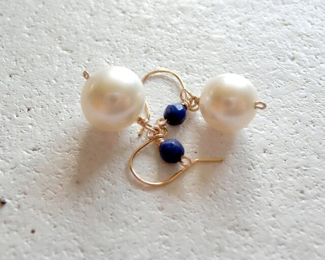 michiru◆ルビーピアス✧14kgf 黒猫とルビーのピアス〈A〉〜14kgf〜 | Ketti