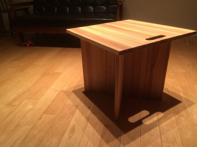 簡単にバラせて持ち運びもできるローテーブル / 作業台 | iichi 日々の
