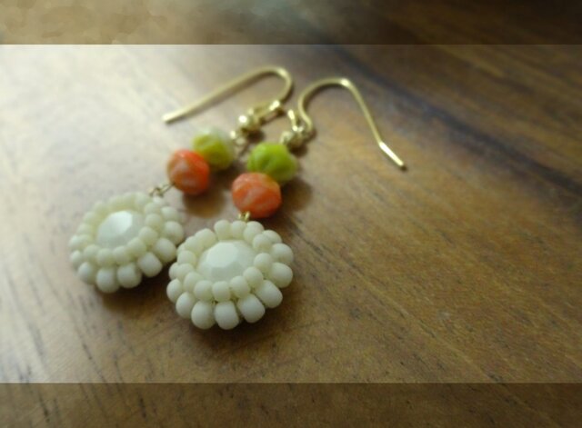 再販◆ swarovski vintage b pierce・earringの画像1枚目