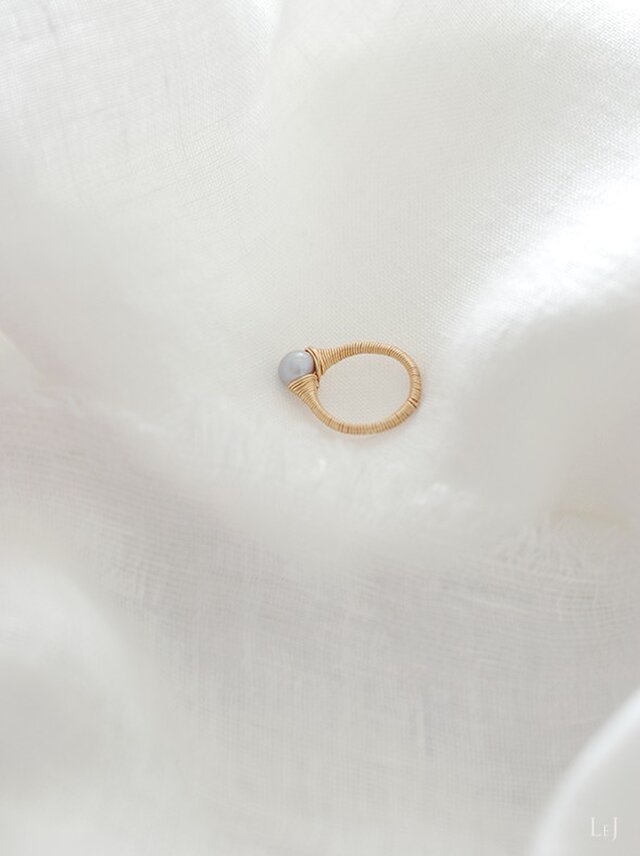 【送料無料】あこやパールのリング Fiore22